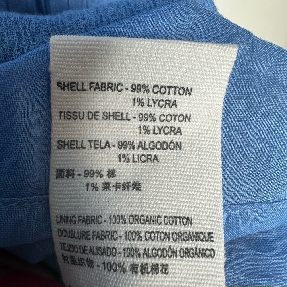 New Cleobella Mini Dress in Blue Size Large - Picture 5 of 7